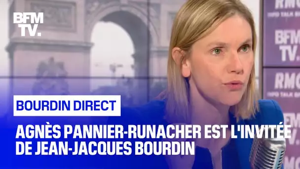 Agnès Pannier-Runacher face à Jean-Jacques Bourdin en direct