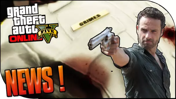 GTA 5 : The Walking Dead ( Rick Grimes ) Easter Egg ! ( GTA 5 Next Gen Gameplay )