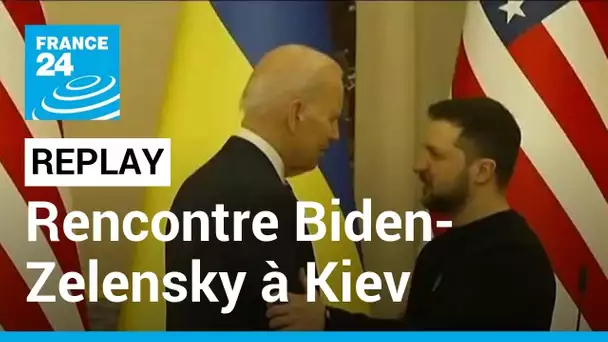 REPLAY - Conférence de presse des présidents Joe Biden et Volodymyr Zelensky à Kiev • FRANCE 24