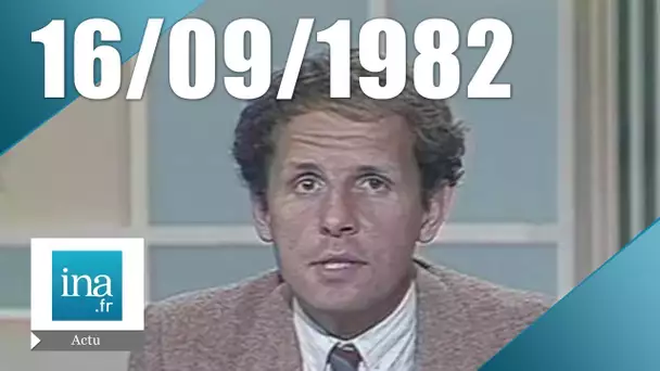 20h Antenne 2 du 16 septembre 1982 - VGE à L'heure de Vérité | Archive INA