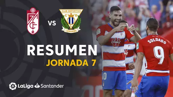 Resumen de Granada CF vs CD Leganés (1-0)