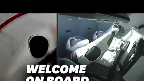Les images de l'arrivée de Crew Dragon, la capsule de Space X à l'ISS