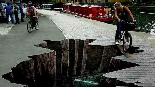 Les plus beaux street-art 3D