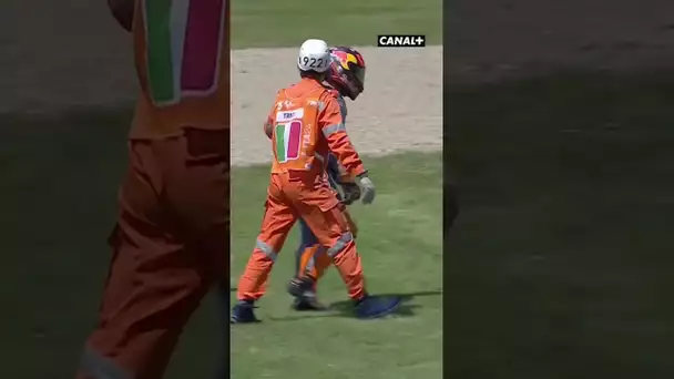 Quand la moto se débarrasse de son pilote... #motogp #italiangp