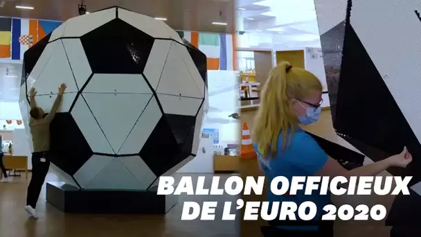 Pour l’Euro 2021, ils construisent le plus grand ballon du monde en Lego