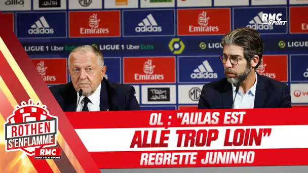 OL : "Il est allé trop loin", Juninho revient sur sa relation avec Aulas (Rothen s'enflamme)