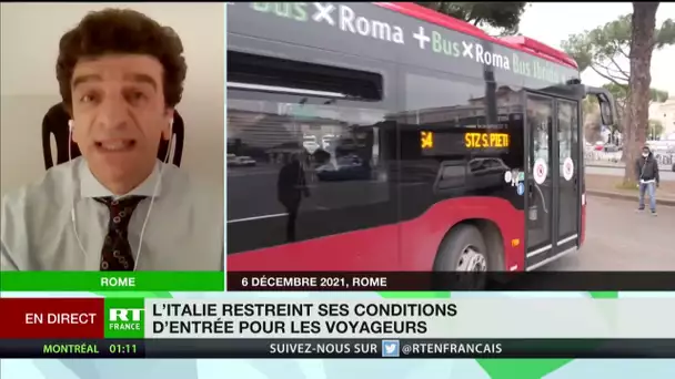 L’Italie renforce les restrictions aux voyageurs : Giuseppe Bettoni fait le point sur la situation