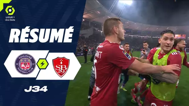 TOULOUSE FC - STADE BRESTOIS 29 (0 - 3) - Résumé - (TFC - SB29) / 2023/2024