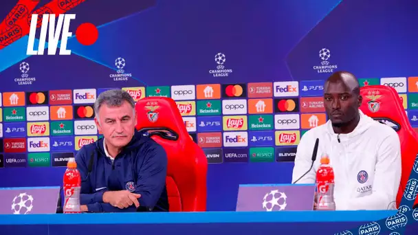 🎙 Christophe Galtier & Danilo Pereira press conference pre SL Benfica - Paris Saint-Germain 🔴🔵