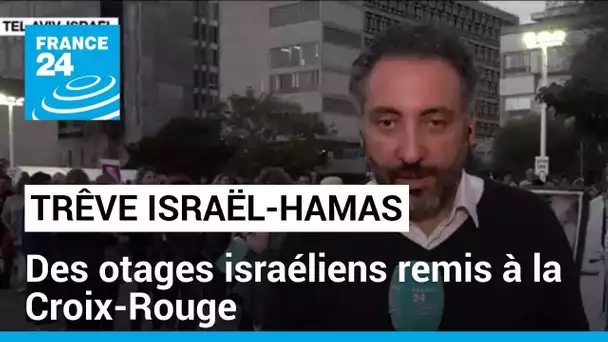 Trêve entre Israël et le Hamas : des otages israéliens ont été remis à la Croix-Rouge