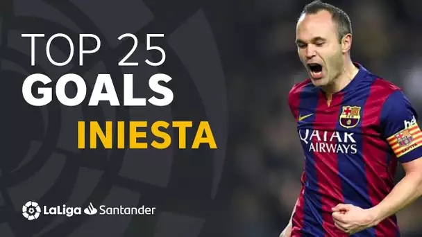TOP 25 GOALS Andrés Iniesta en LaLiga Santander