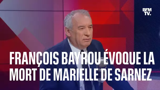 Affaire des assistants parlementaires du MoDem: François Bayrou évoque la mort de Marielle de Sarnez