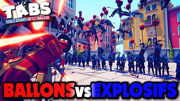 ARCHERS BALLONS VS ARCHERS EXPLOSIFS ! | TOTALLY ACCURATE BATTLE SIMULATOR FR