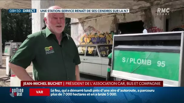 Dans la Loire, une station-service renaît de ses centres sur la N7