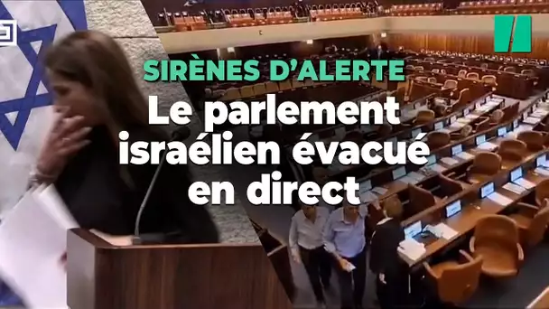 Le Parlement israélien évacué en direct à cause des sirènes d’alerte