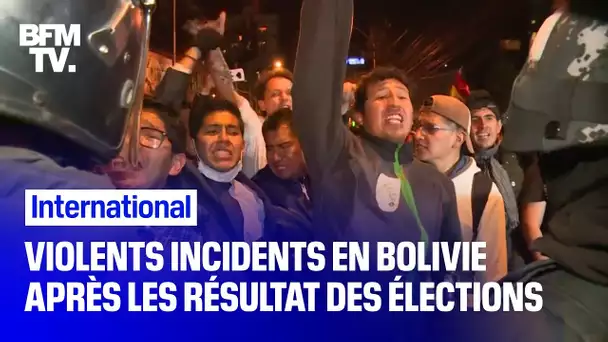 Bolivie: de violents incidents éclatent après les résultats des élections