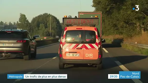 Retour des problèmes de trafic routier, de plus en plus dense dans la métropole lilloise.