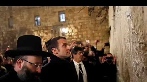 La France sera "intraitable" envers le nucléaire iranien, assure Emmanuel Macron à Jérusalem