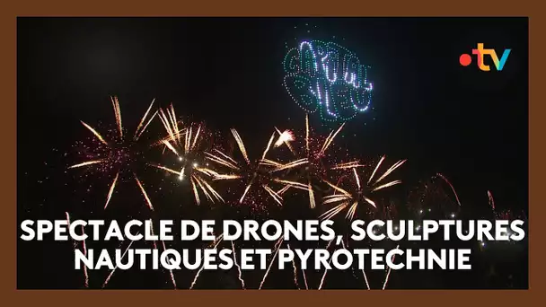 Revivez le magnifique spectacle de 600 drones et le feu d'artifices à Port Saint-Louis-du-Rhône