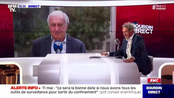 Jean-François Delfraissy répond aux questions de Jean-Jacques Bourdin sur RMC
