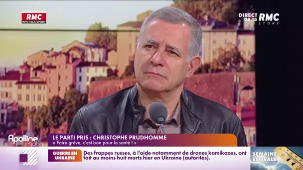 Christophe Prudhomme: "faire grève c'est bon pour la santé"