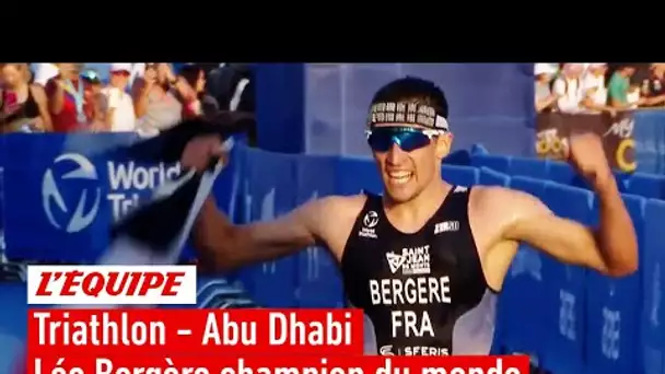 Triathlon - Le Français Léo Bergère sacré champion du monde après un scénario incroyable