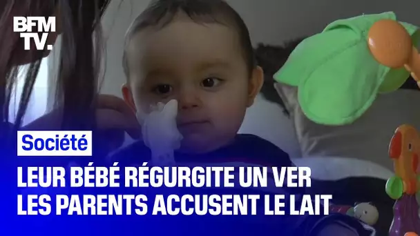 Les parents accusent le lait infantile d'avoir rendu leur bébé malade
