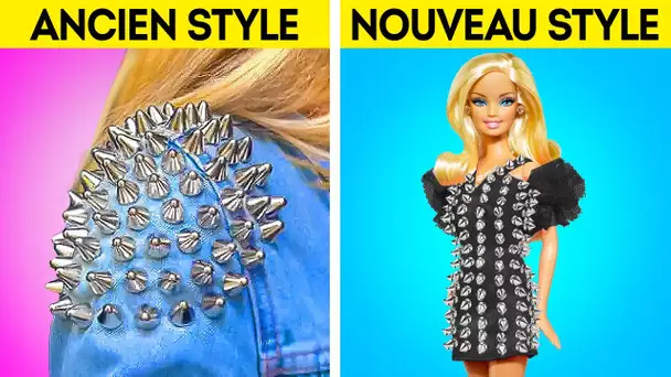 Riche VS Pauvre Barbie 🌈 Idées de transformation de poupée arc-en-ciel