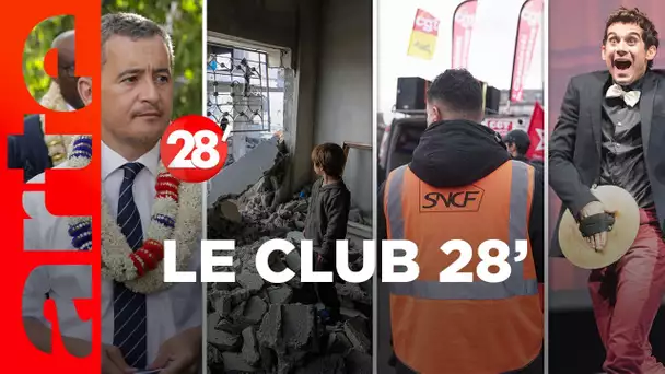 Droit du sol à Mayotte, grèves à la SNCF, Rachida Dati... : le Club 28' !  - 28 Minutes - ARTE