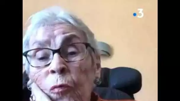 Germaine Perronne, interviwée via skype depuis son Ephad par Helene Pedech