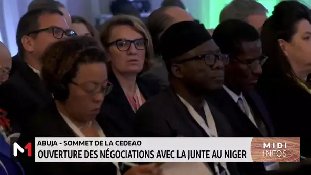 Sommet de la CEDEAO : Ouverture des négociations avec la junte au Niger