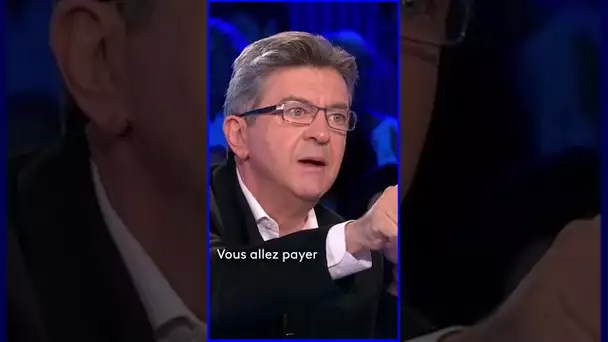 Clash Jean Luc Mélenchon Vanessa Burggraf #onpc #shorts