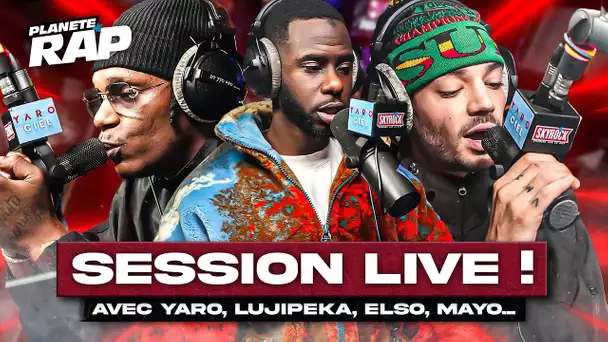 SESSION FREESTYLE avec Yaro, Lujipeka, Elso, Blasko, Mayo & Minikaps ! #PlanèteRap