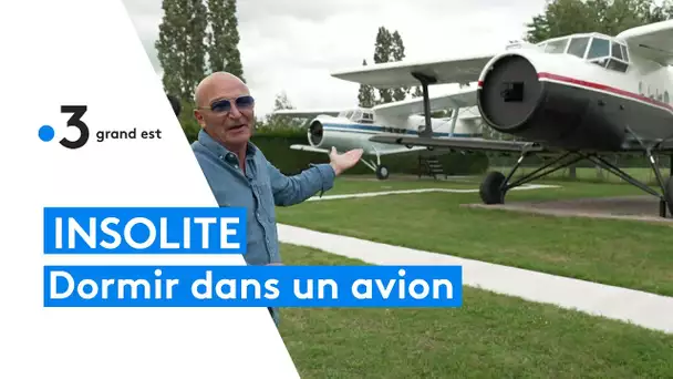 Passez une nuit insolite à bord d'un avion