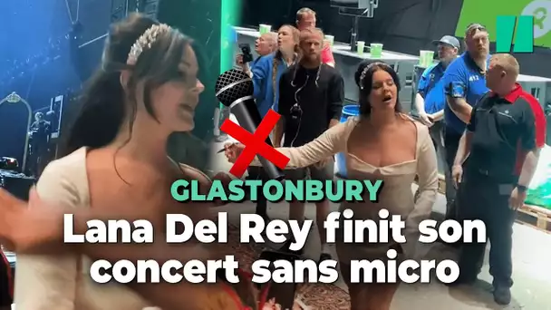 Lana Del Rey fait chanter le public sans micro ni musique après avoir été coupée à Glastonbury