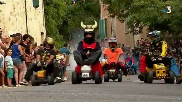 course de tracteurs a Puyremas