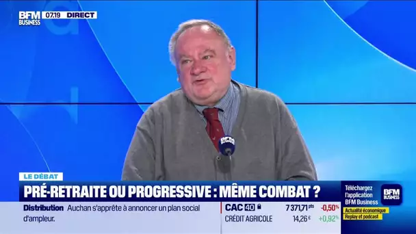 Nicolas Doze face à Jean-Marc Daniel : Pré-retraite ou progressive, même combat ?