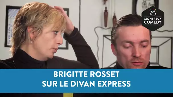 Brigitte Rosset sur le Divan Express