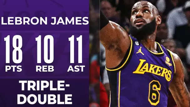 LeBron James Ties Jason Kidd For 4th All Time In Triple Doubles!
