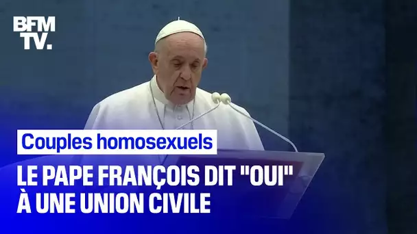 Le pape François dit "oui" à une union civile pour les couples homosexuels