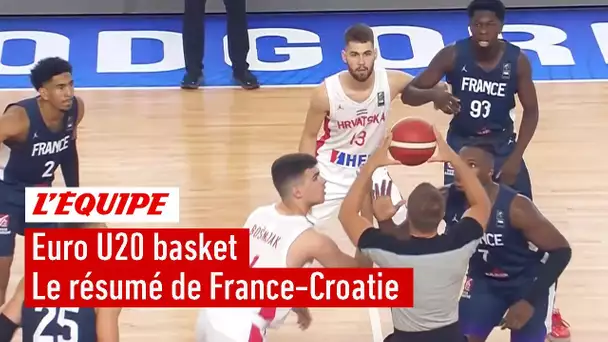 Euro U20 Basket - Les Bleus démarrent par une victoire sur la Croatie - Le Résumé