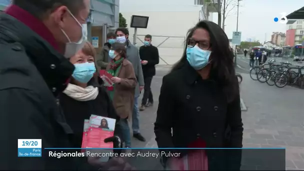 Rencontre avec Audrey Pulvar, candidate socialiste aux élections régionales