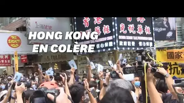 À Hong Kong, les manifestants dans la rue contre la loi sur "la sécurité nationale"