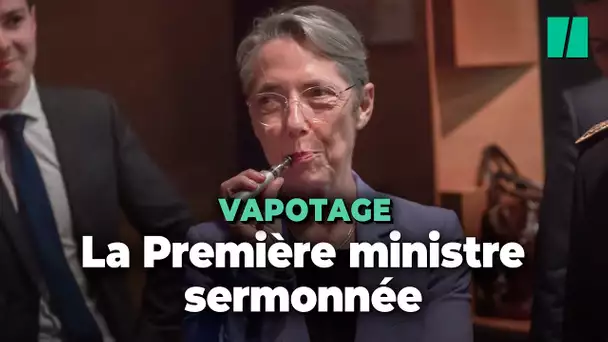 Élisabeth Borne vapote à l’Assemblée et se fait reprendre par Caroline Fiat