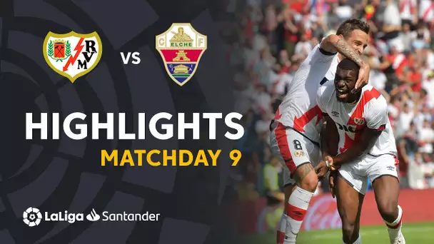 Resumen de Rayo Vallecano vs Elche CF (2-1)