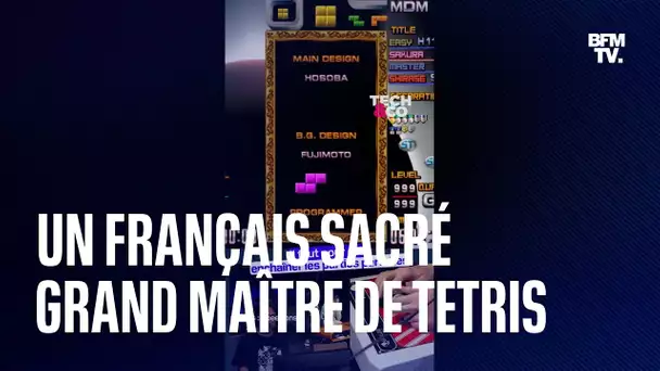 Un Français a été sacré grand maître de Tetris