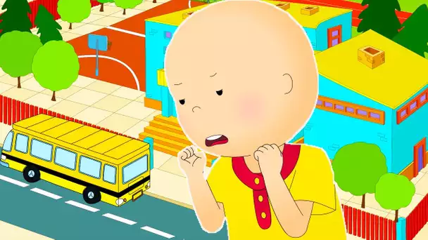 Caillou en Français | Caillou en Retard à L'école | dessin animé | dessin animé pour bébé | NOUVEAU