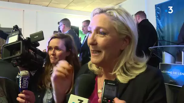 Municipales : Marine Le Pen (RN) en meeting à Lens