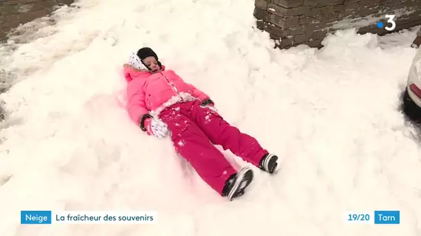 Lacaune : la neige ravive les souvenirs des Tarnais