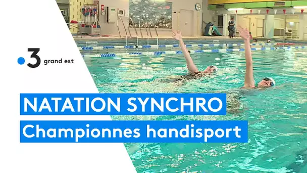 Natation synchronisée : deux rémoises championnes du monde handisport